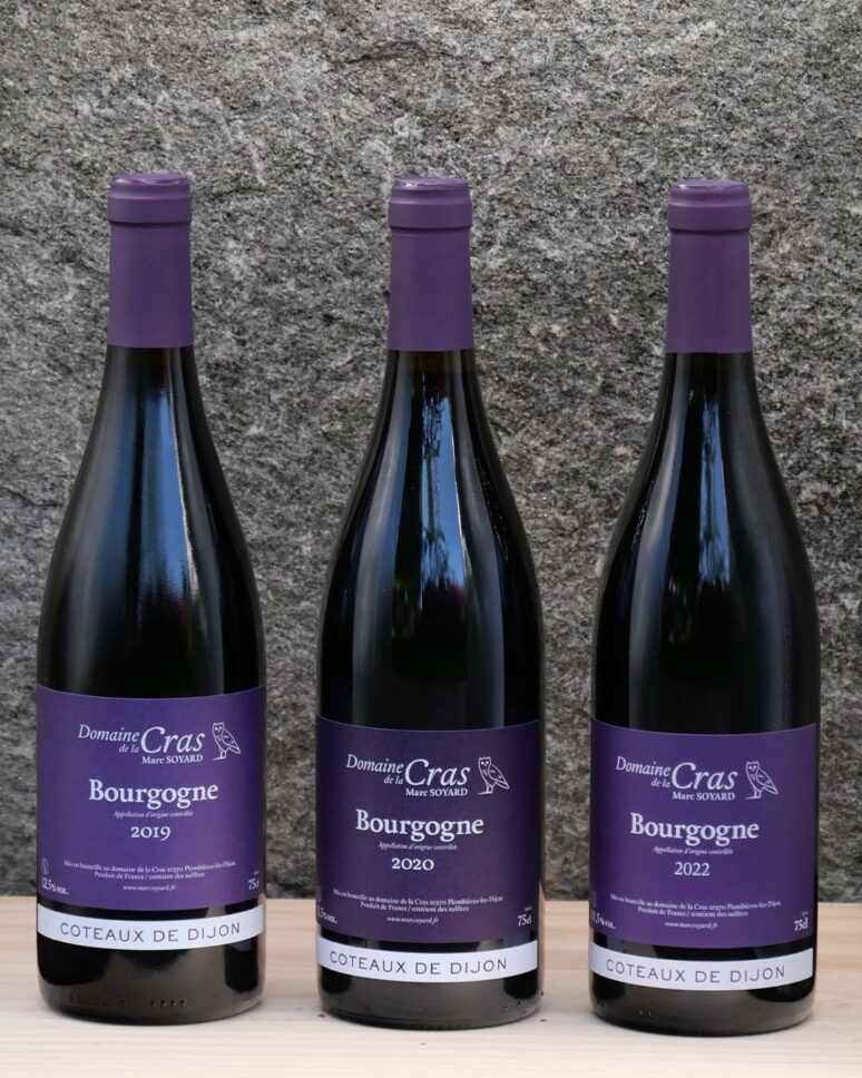 MARC-SOYARD-DOMAINE-DE-LA-CRAS-BOURGOGNE-ROUGE-COTEAUX-DE-DIJON-2019-2020-2022